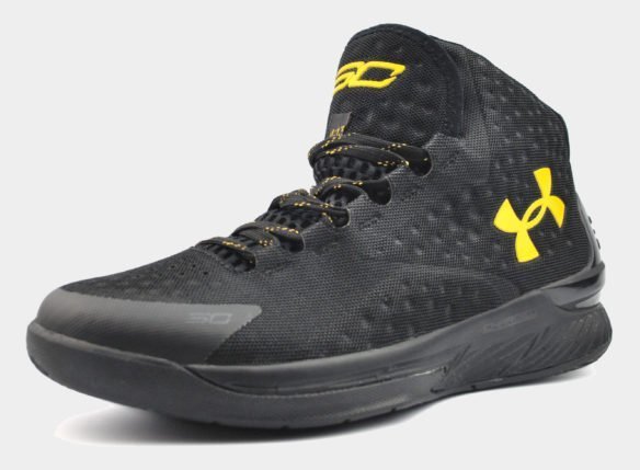 Under Armour Curry One черные с желтым