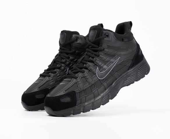 Зимние Nike P-6000 High black черные